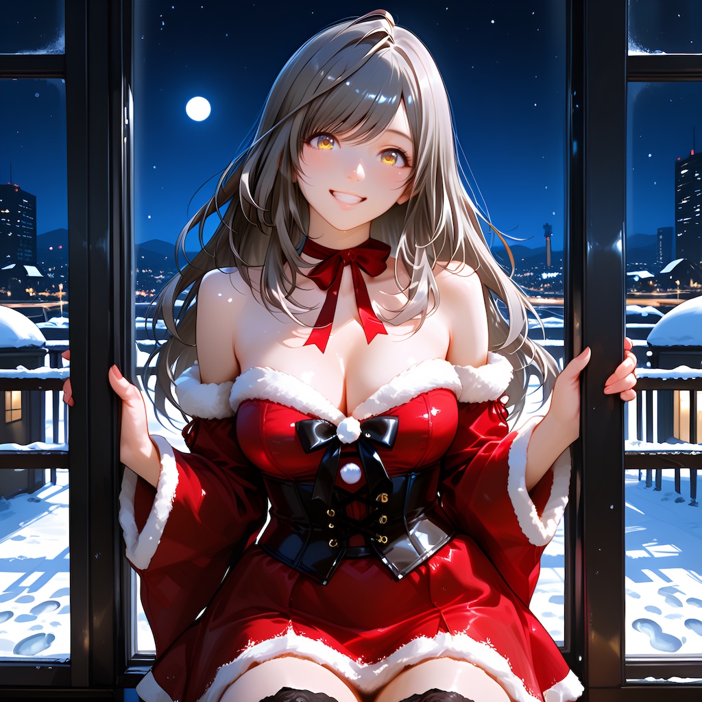 朝比奈月愛（AsahinaKagura）[サンタさん]寒いけど一緒に外行く？