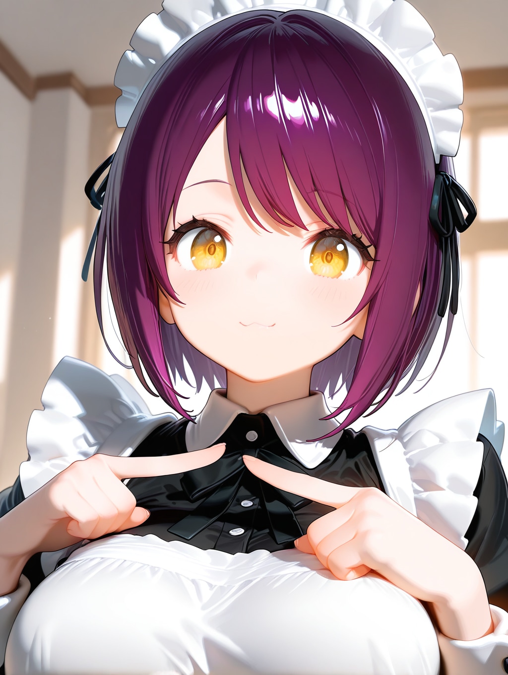 おはようございます（挨拶メイドの芽衣ちゃん）