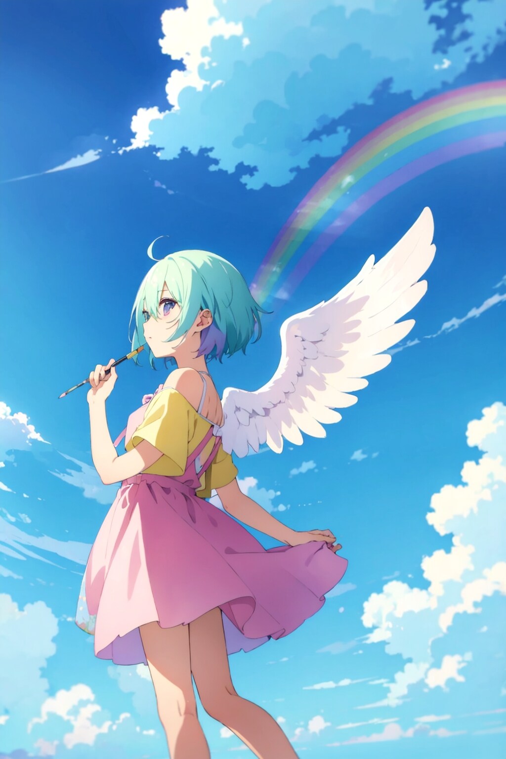 虹を描いてみた