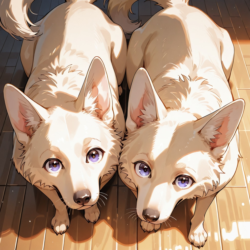 こっちでも犬が２匹になってるな　プロンプト見直してみるか