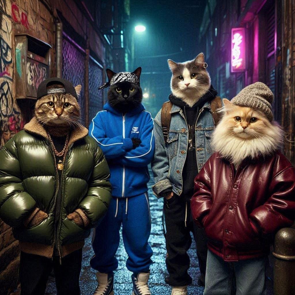 四天王の猫