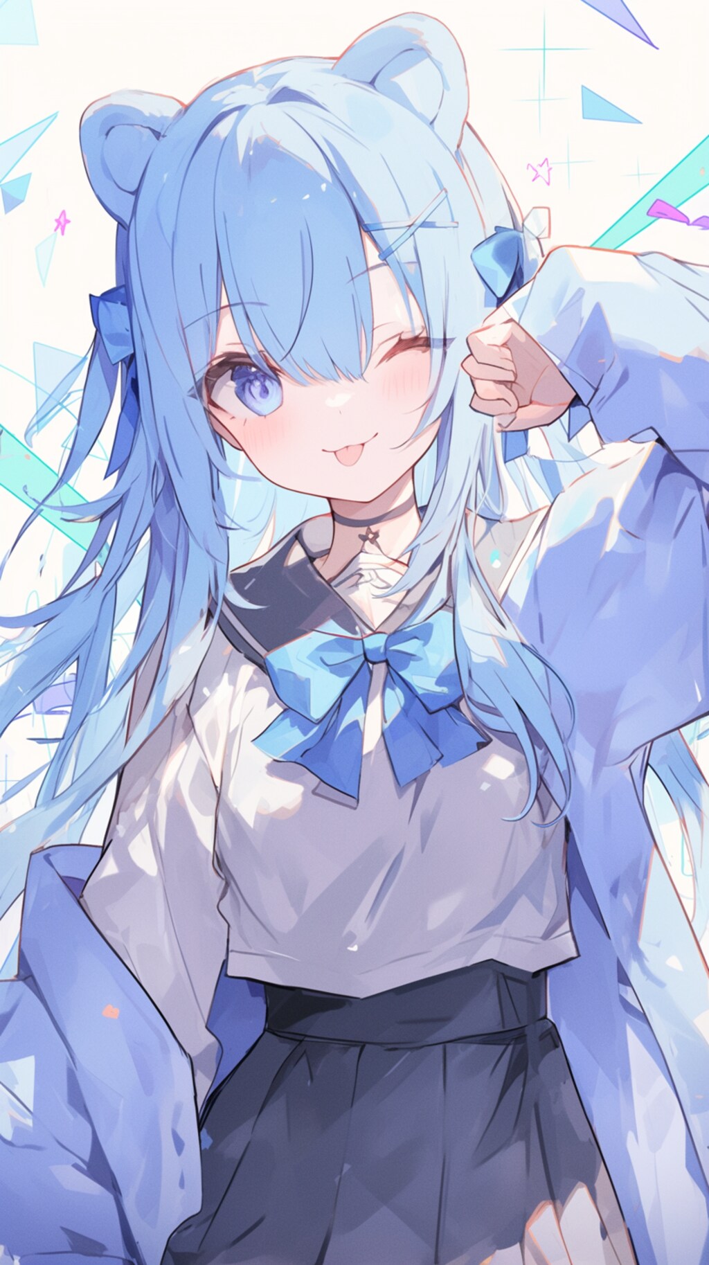 舌出しポーズ②🐾