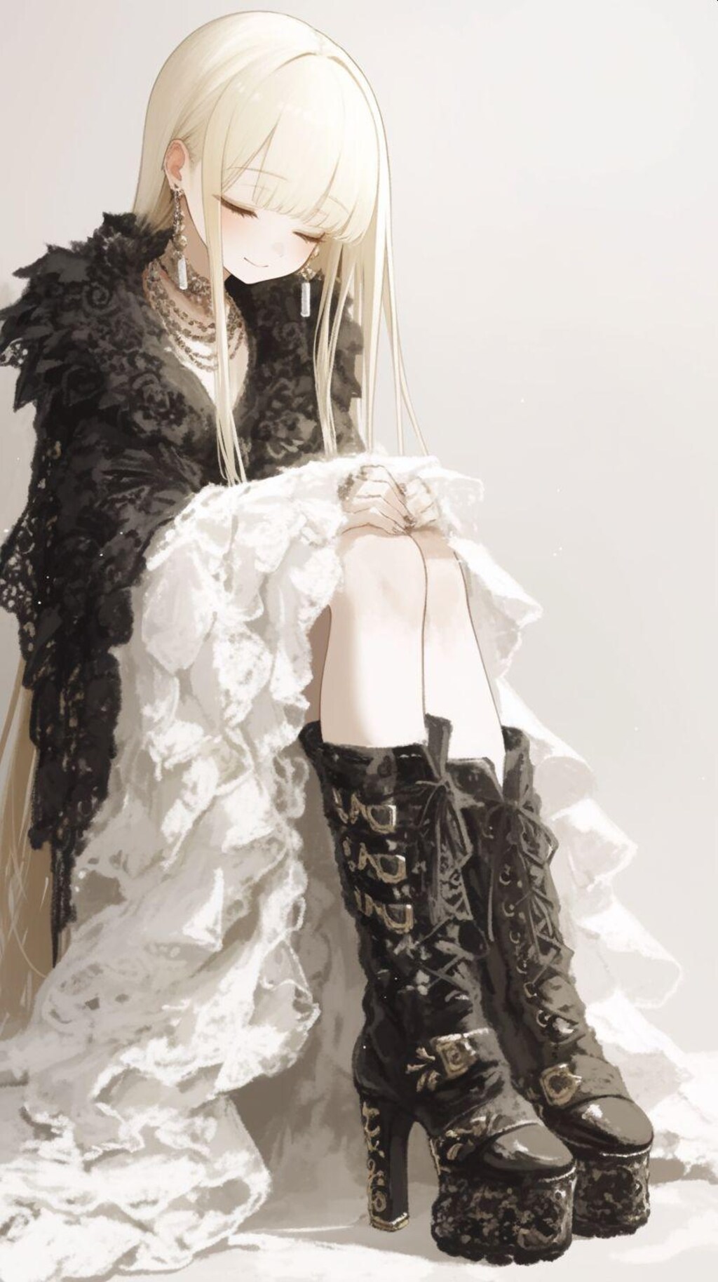 自慢のブーツで