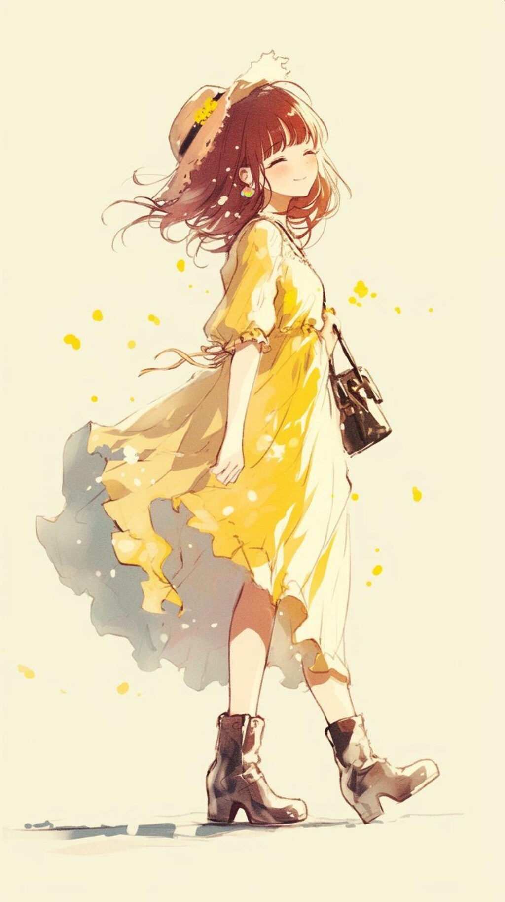 自慢のブーツで