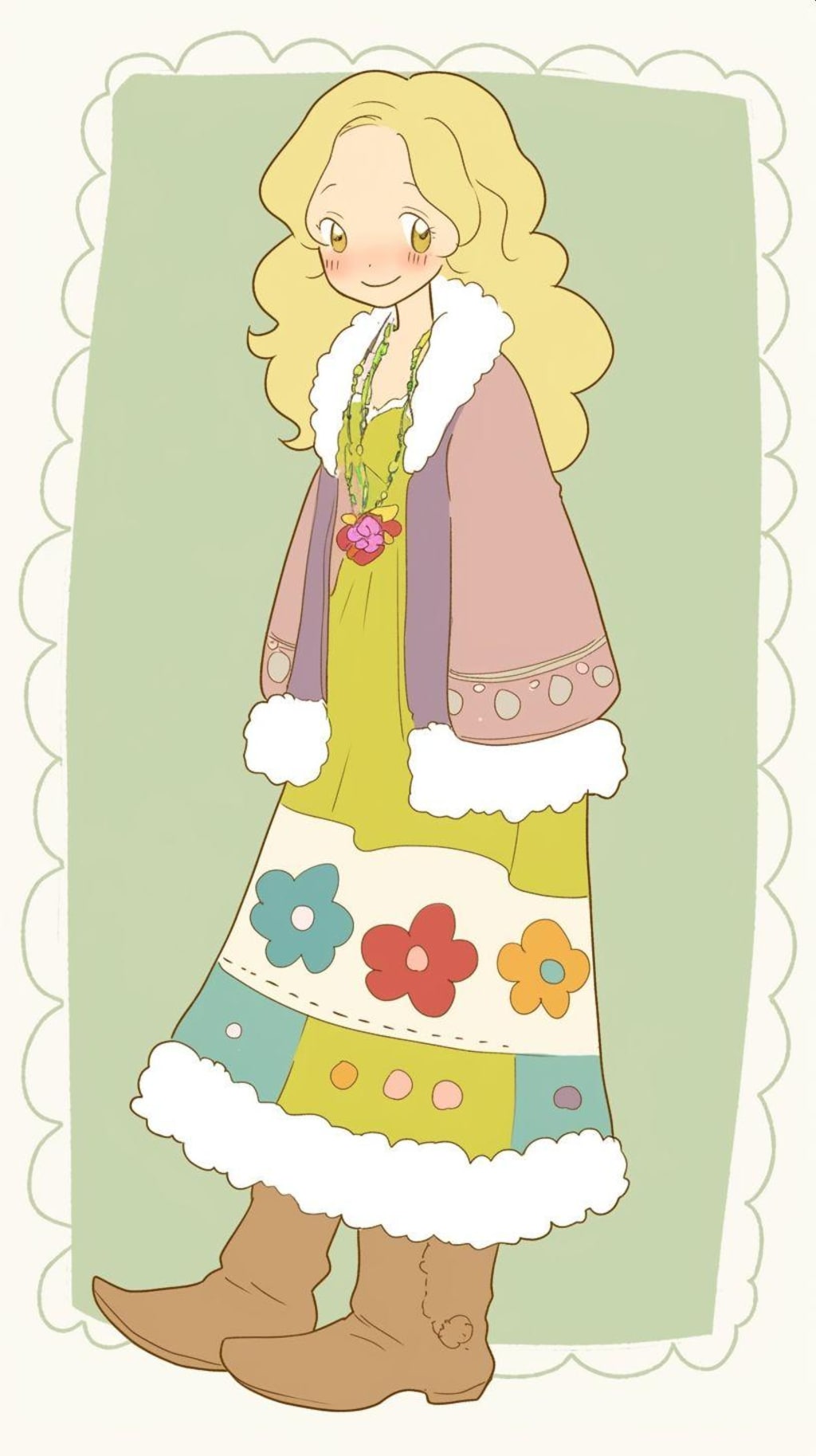 自慢のブーツで