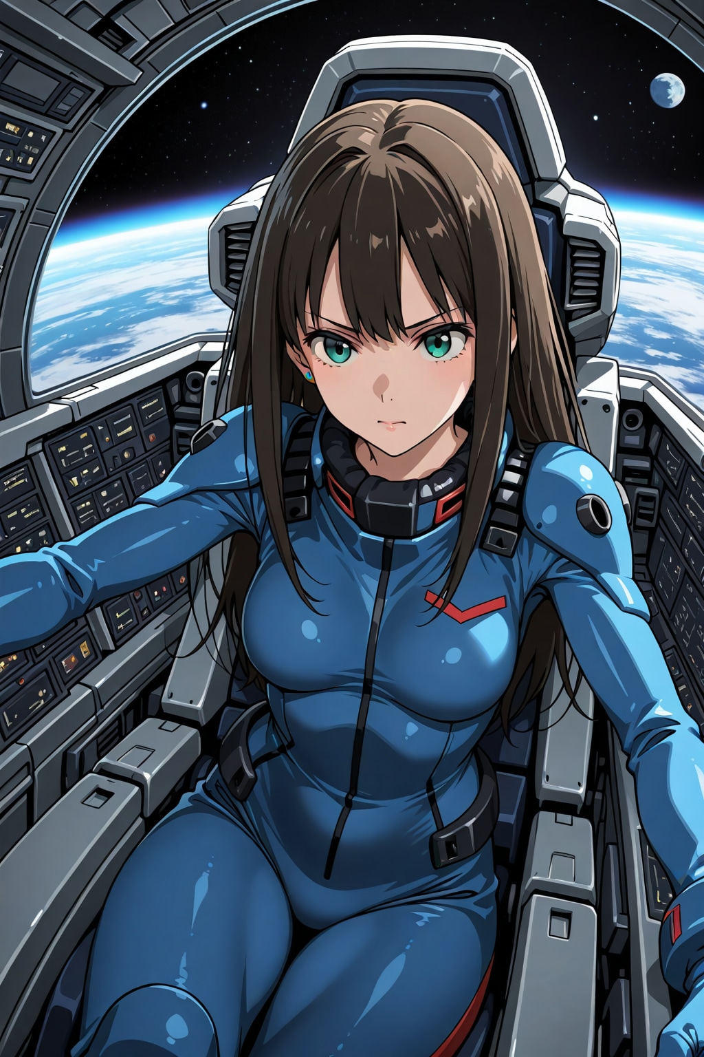 モビルスーツに搭乗したしぶりん