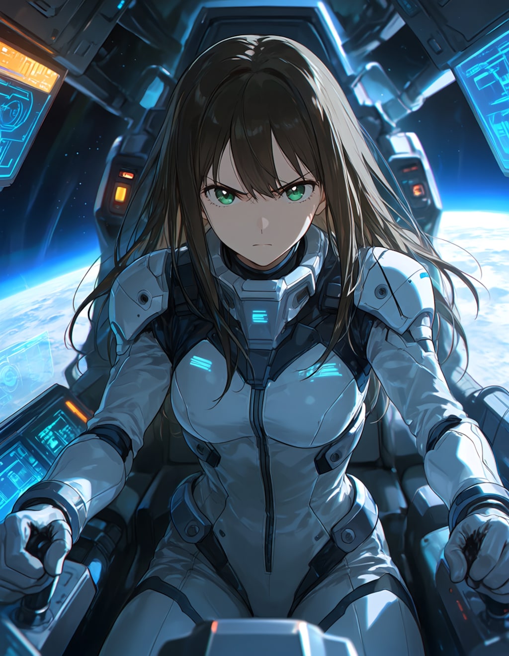 モビルスーツに搭乗したしぶりん