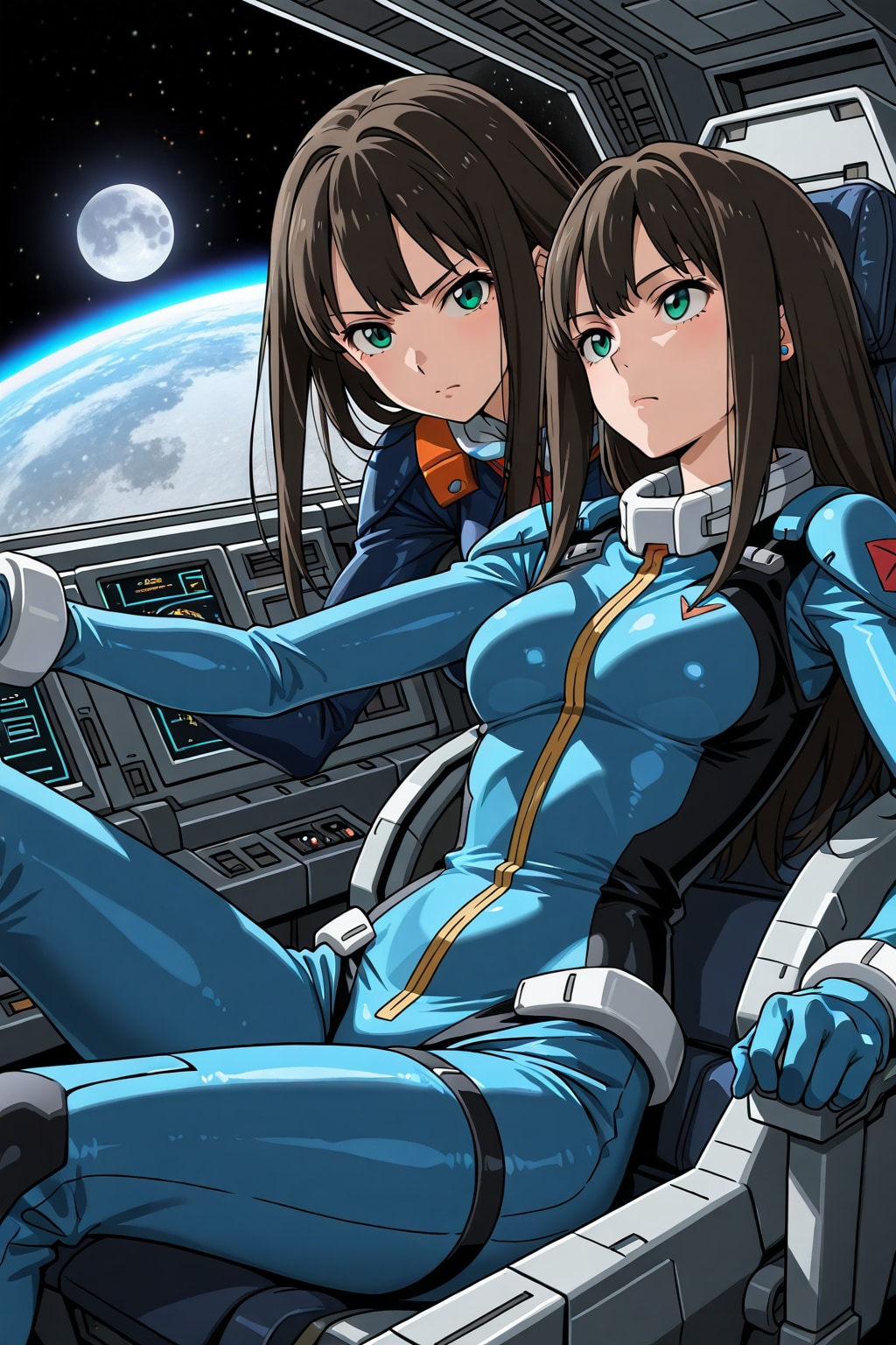モビルスーツに搭乗したしぶりん