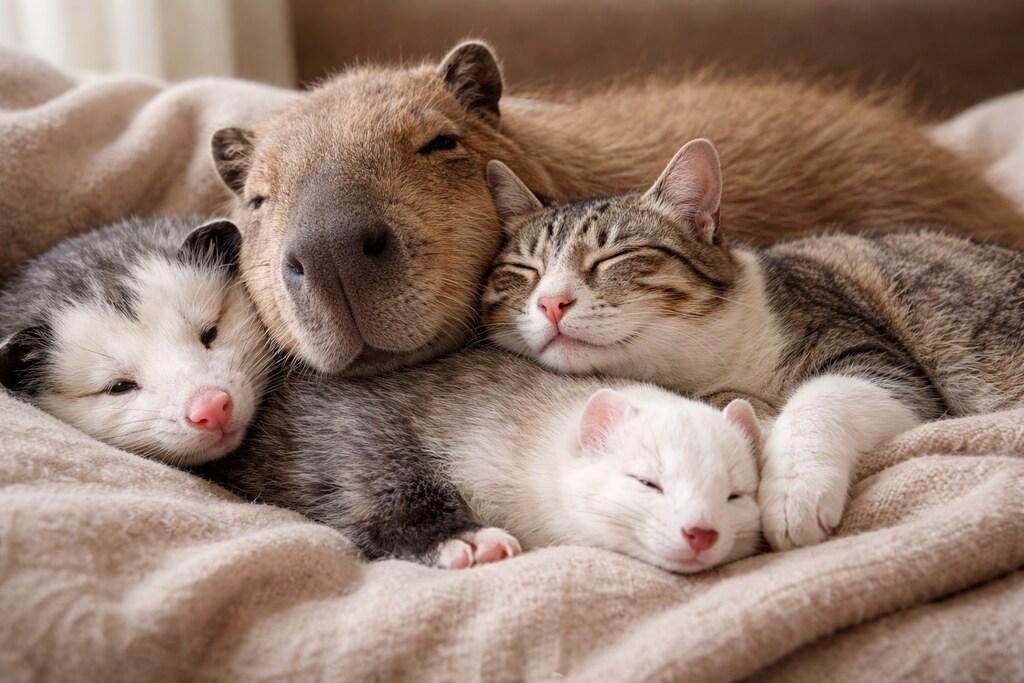 猫も､猫モいます。