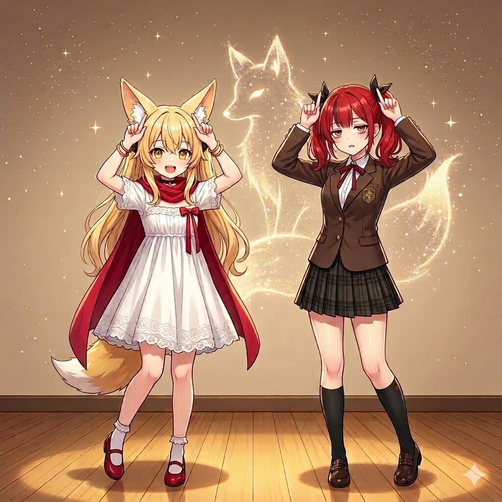 きつねダンス♪