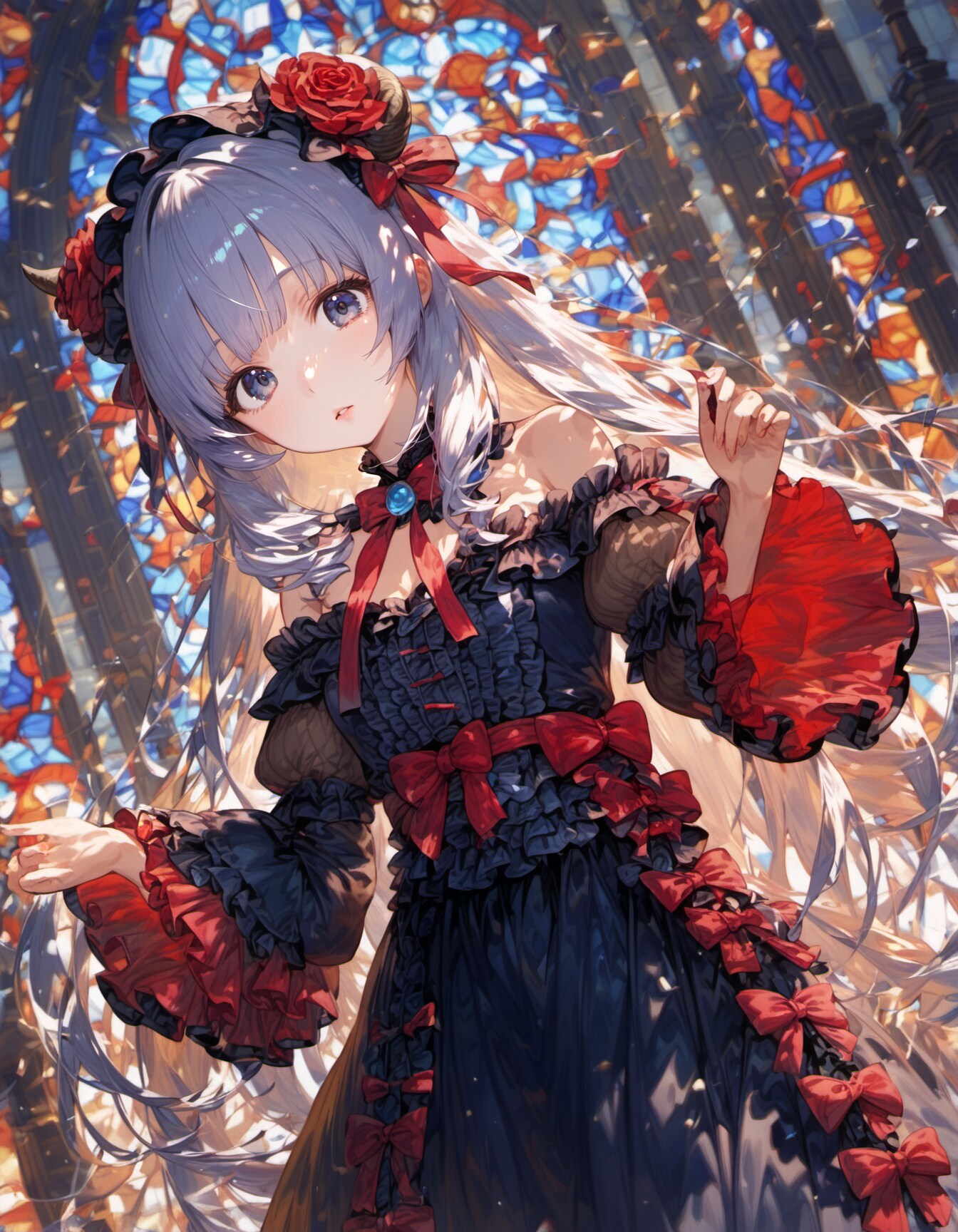 Stained Glass Demon | の人気AIイラスト・グラビア