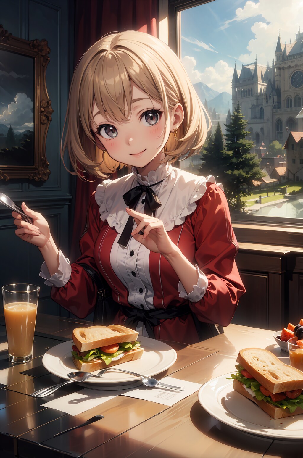 お嬢さまの朝食