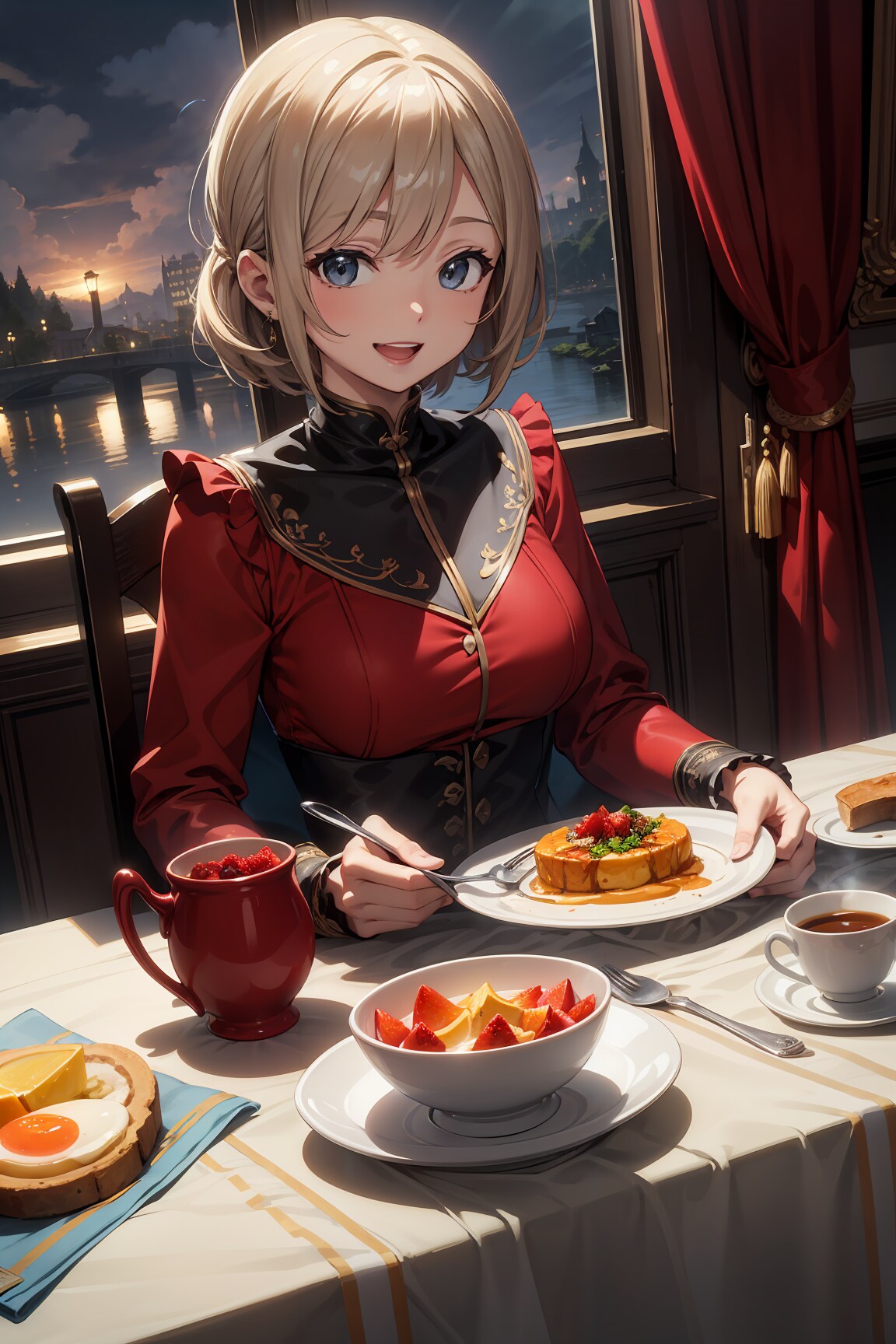 お嬢さまの朝食