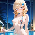 二人だけのナイトプール 9枚目