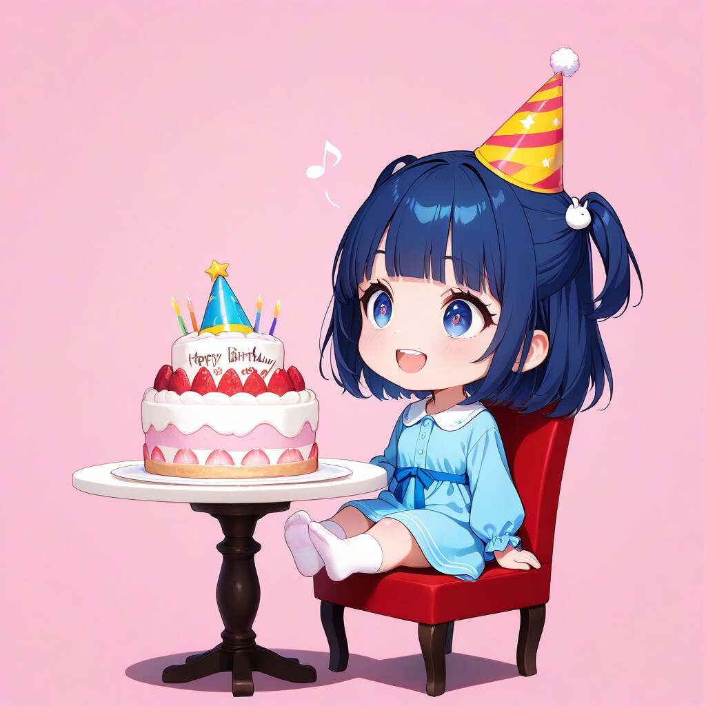 お誕生日のケーキ🎂を届けてくれた✨