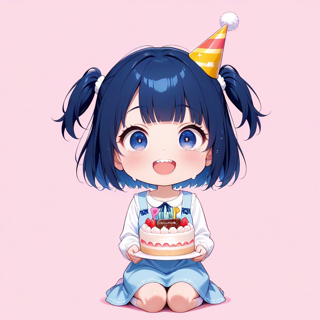 お誕生日のケーキ🎂を届けてくれた✨