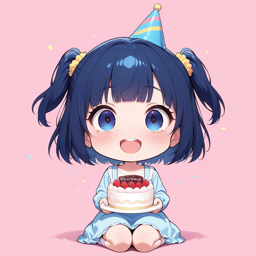 お誕生日のケーキ🎂を届けてくれた✨