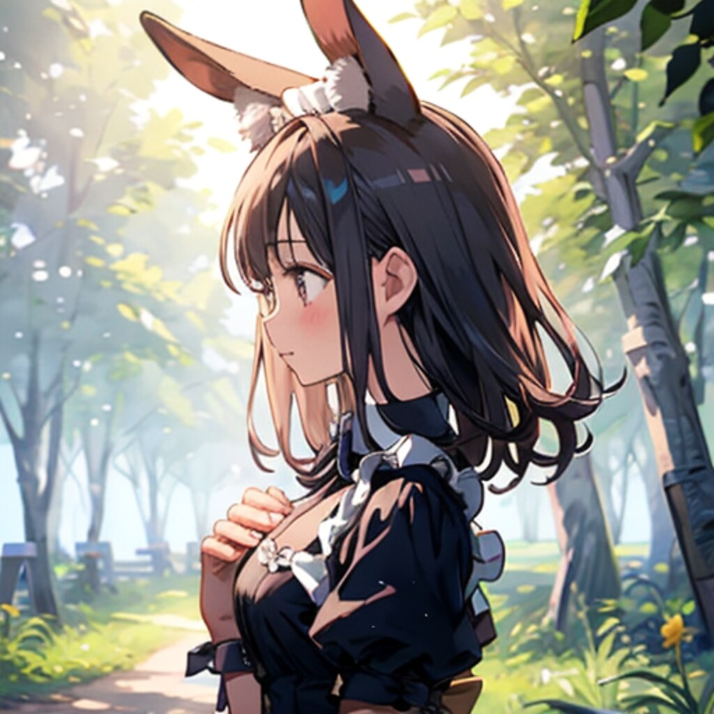 うさぎ耳メイドさん250620