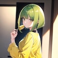 緑髪娘（712） 3枚目