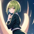 緑髪娘（712） 6枚目