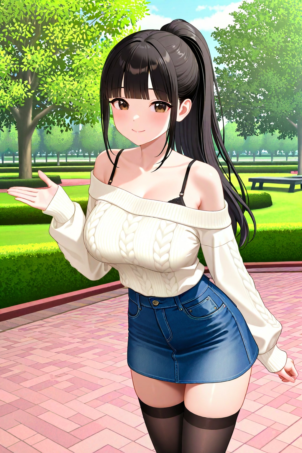 サキちゃんの髪型を変えてみる