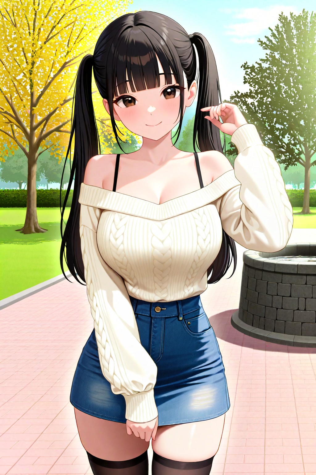 サキちゃんの髪型を変えてみる