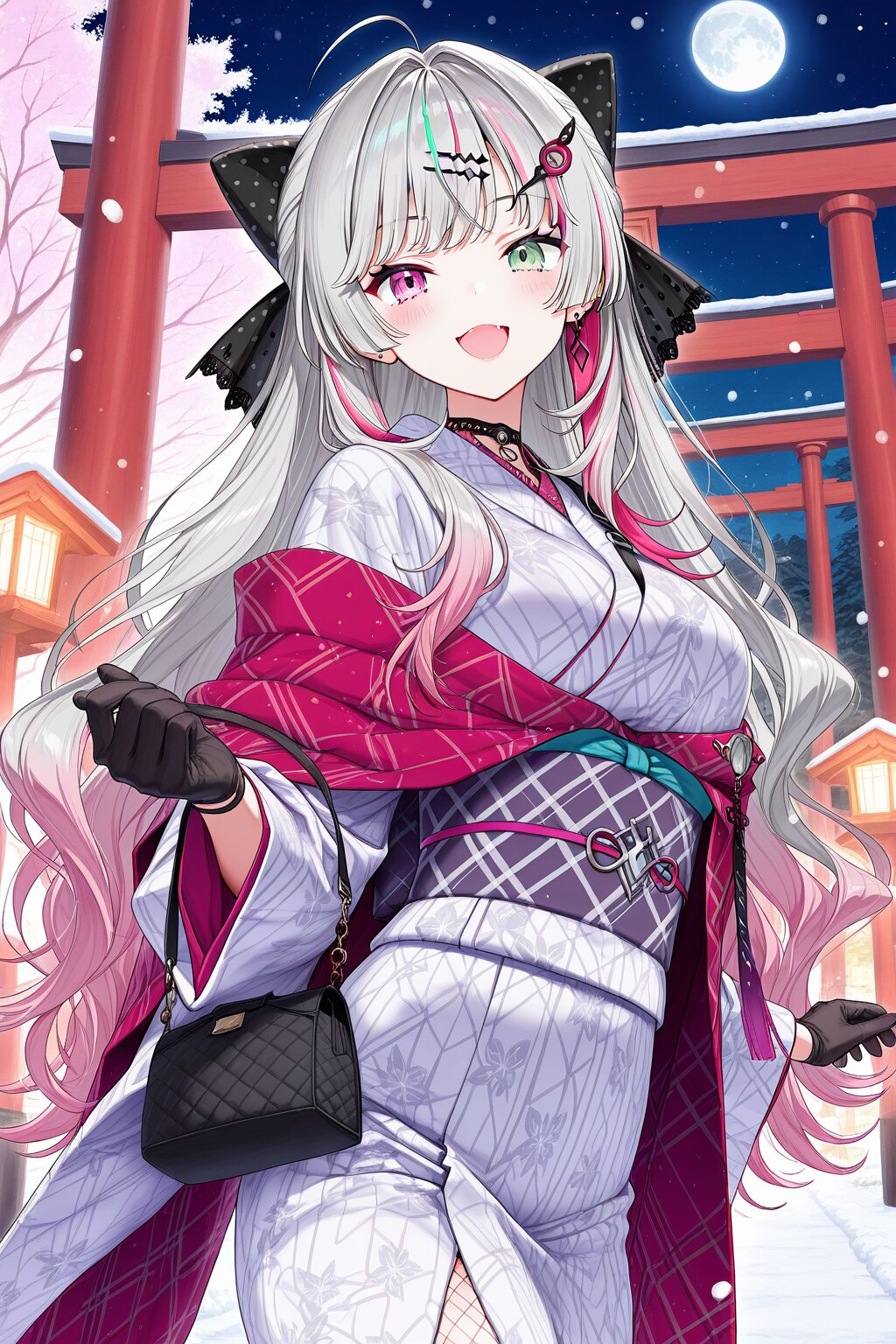 石神のぞみ　初詣に行く