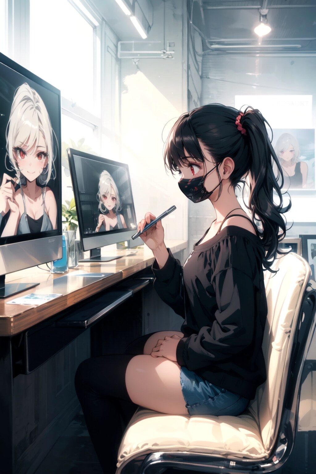 リリちゃん生成中のKTちゃん