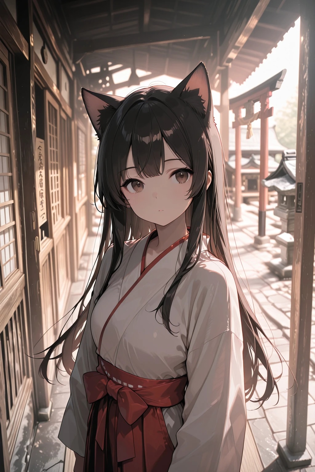 虎鼠神社ケモ耳 | の人気AIイラスト・グラビア