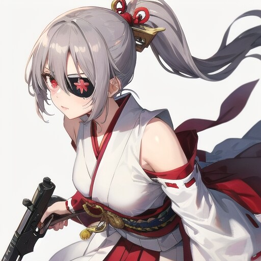 傭兵巫女さんその2 | の人気AIイラスト・グラビア