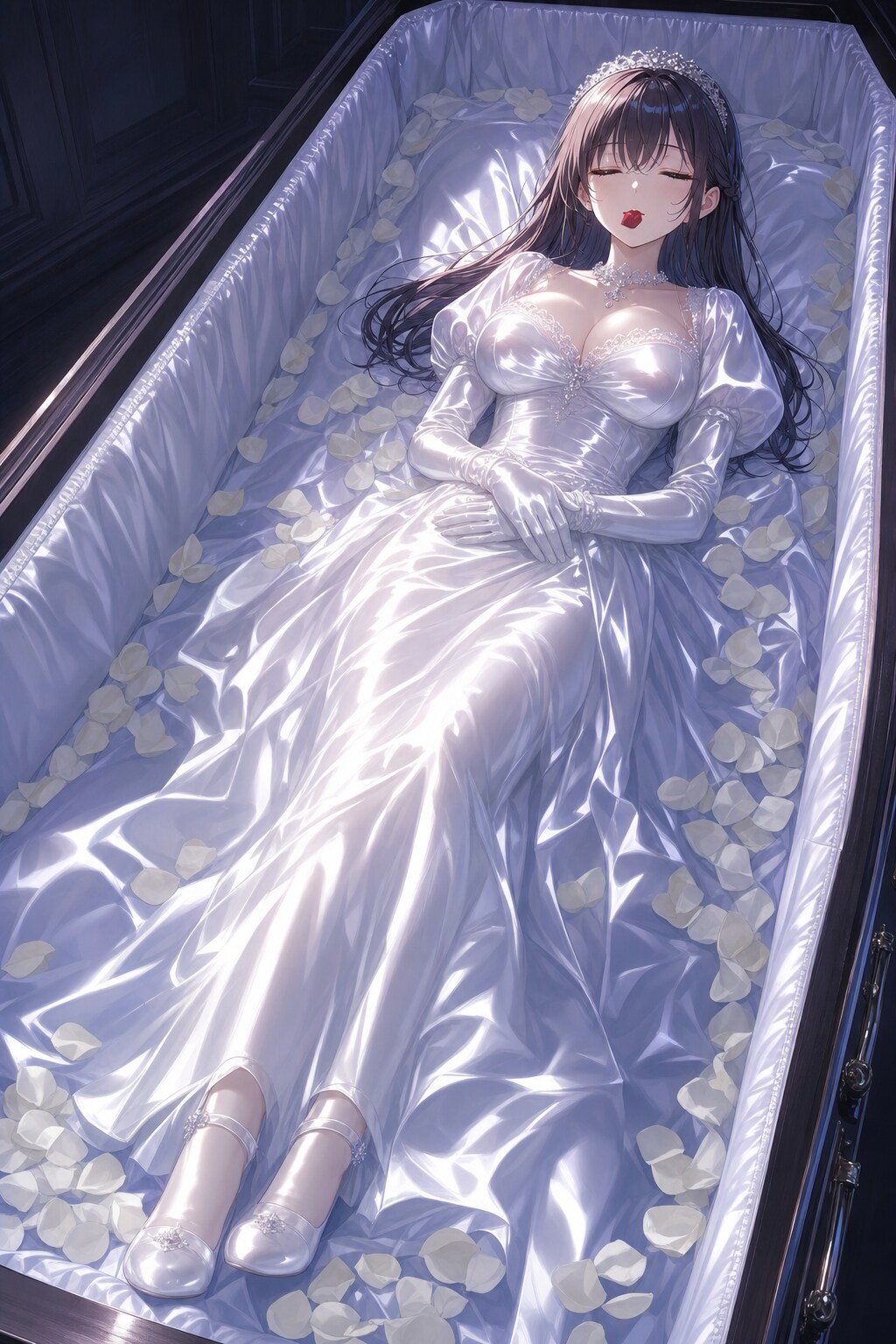 ユリママ　眠れる白き美女