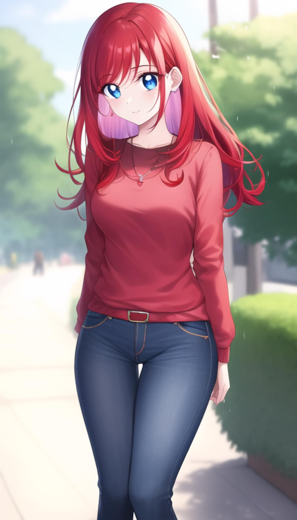 赤髪の女の子