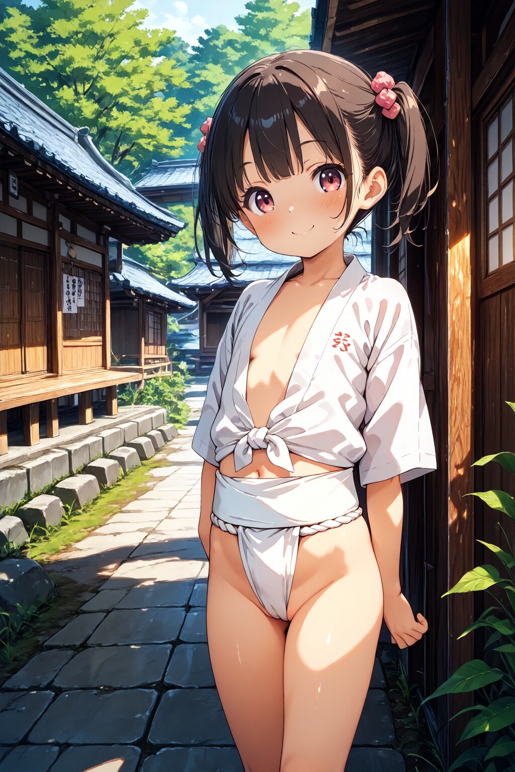 ふんどしお祭り少女(8)