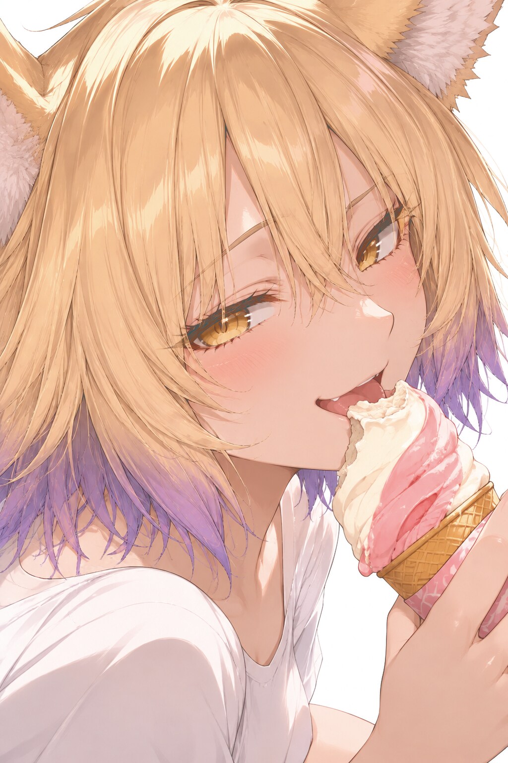 アイスクリームうまっ✨️ | の人気AIイラスト・グラビア