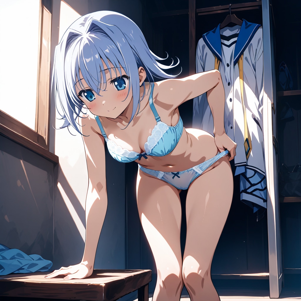天枷美夏着替え中
