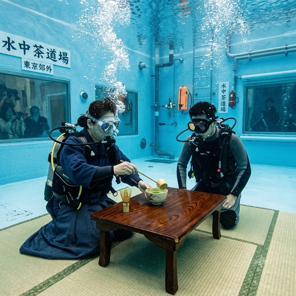 水中の茶道