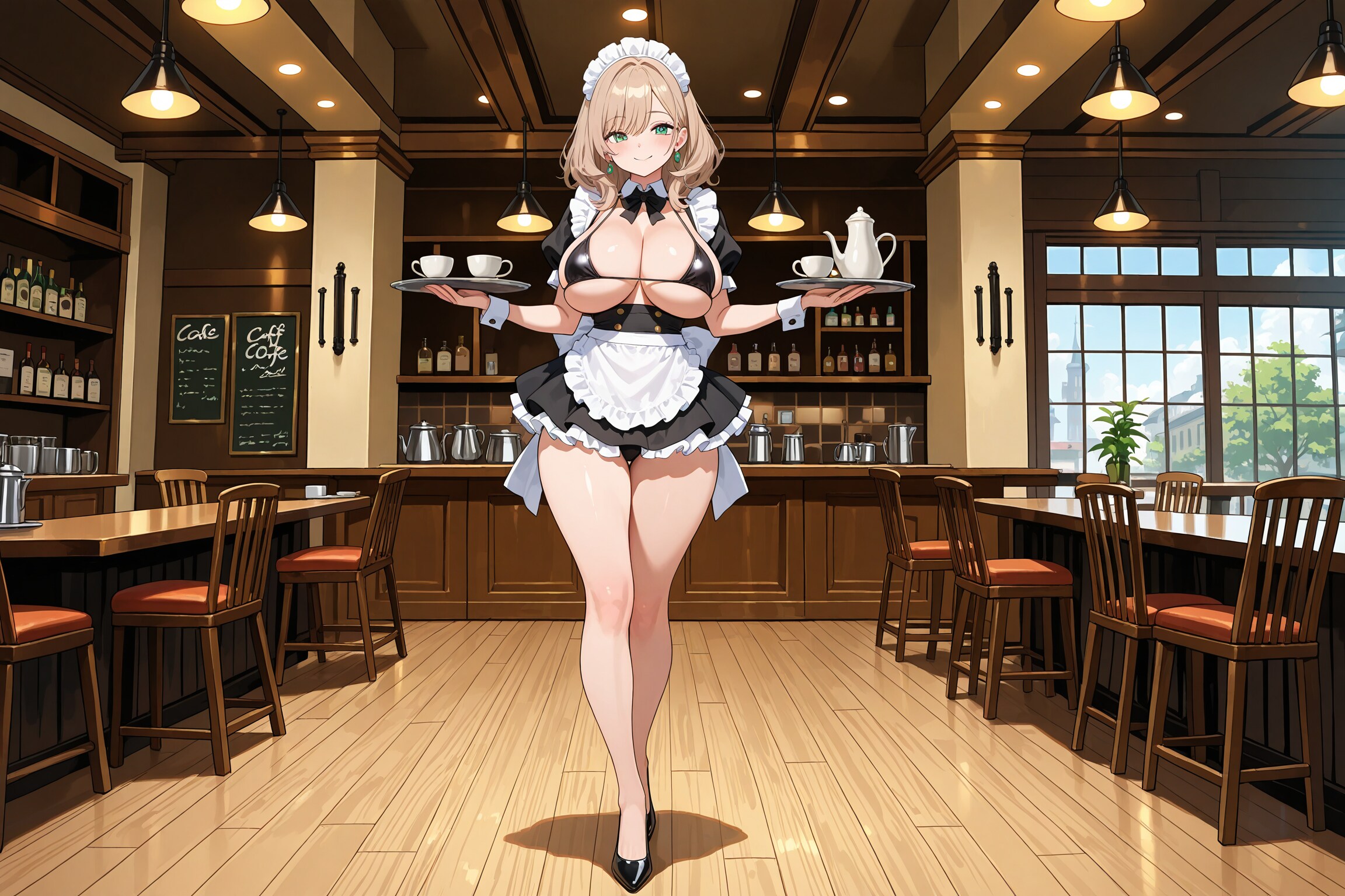 ビキニメイドの柚月さん