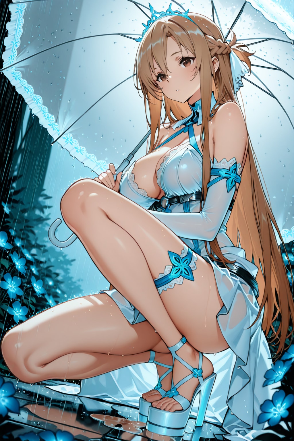 Flash in the rain