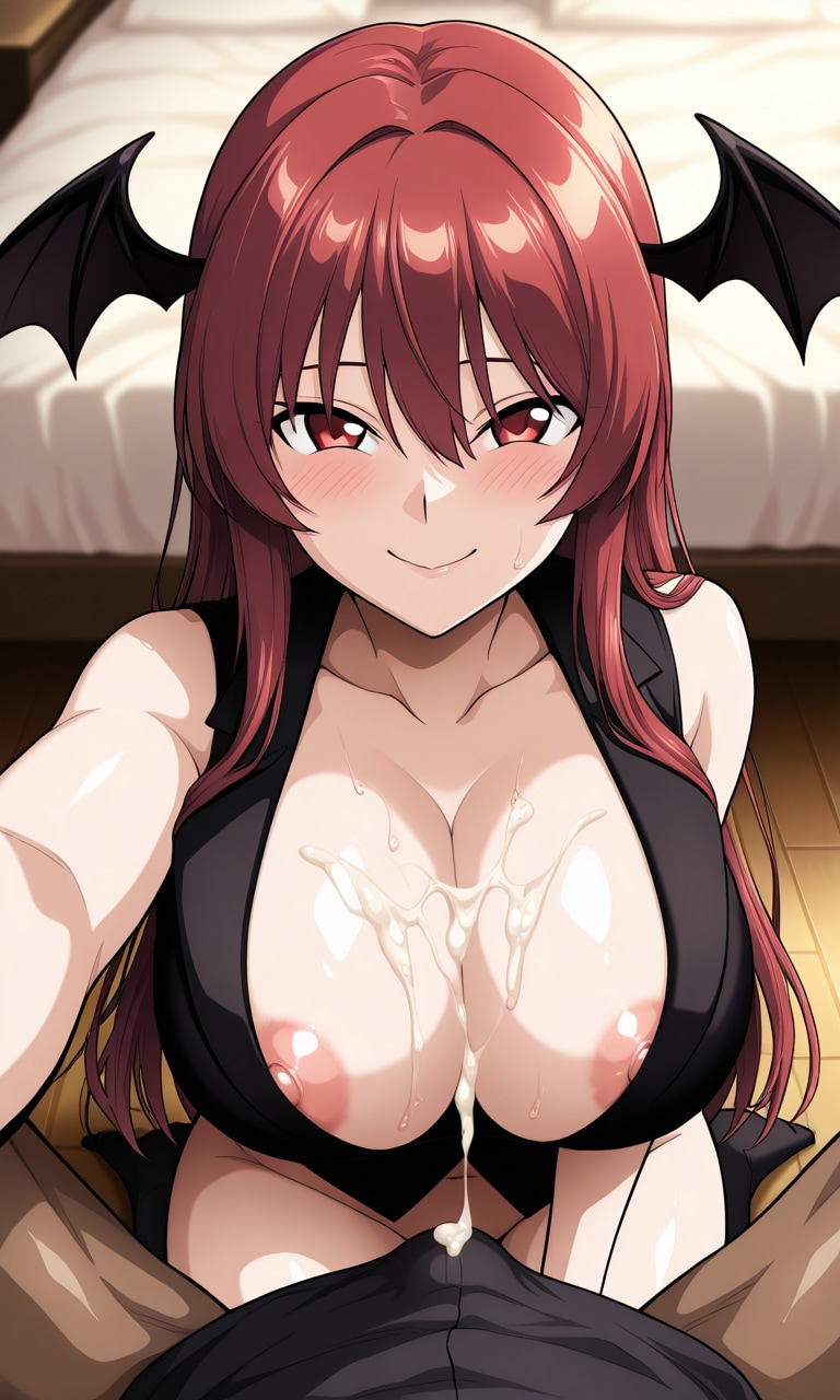 小悪魔　パイズリ後