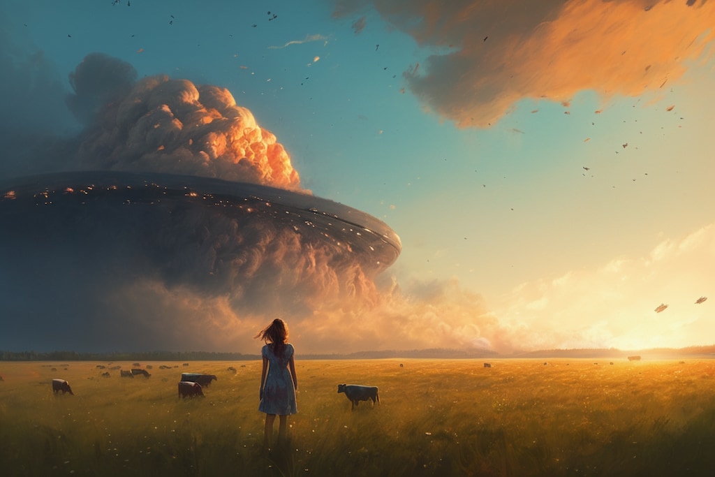 侵略される大地