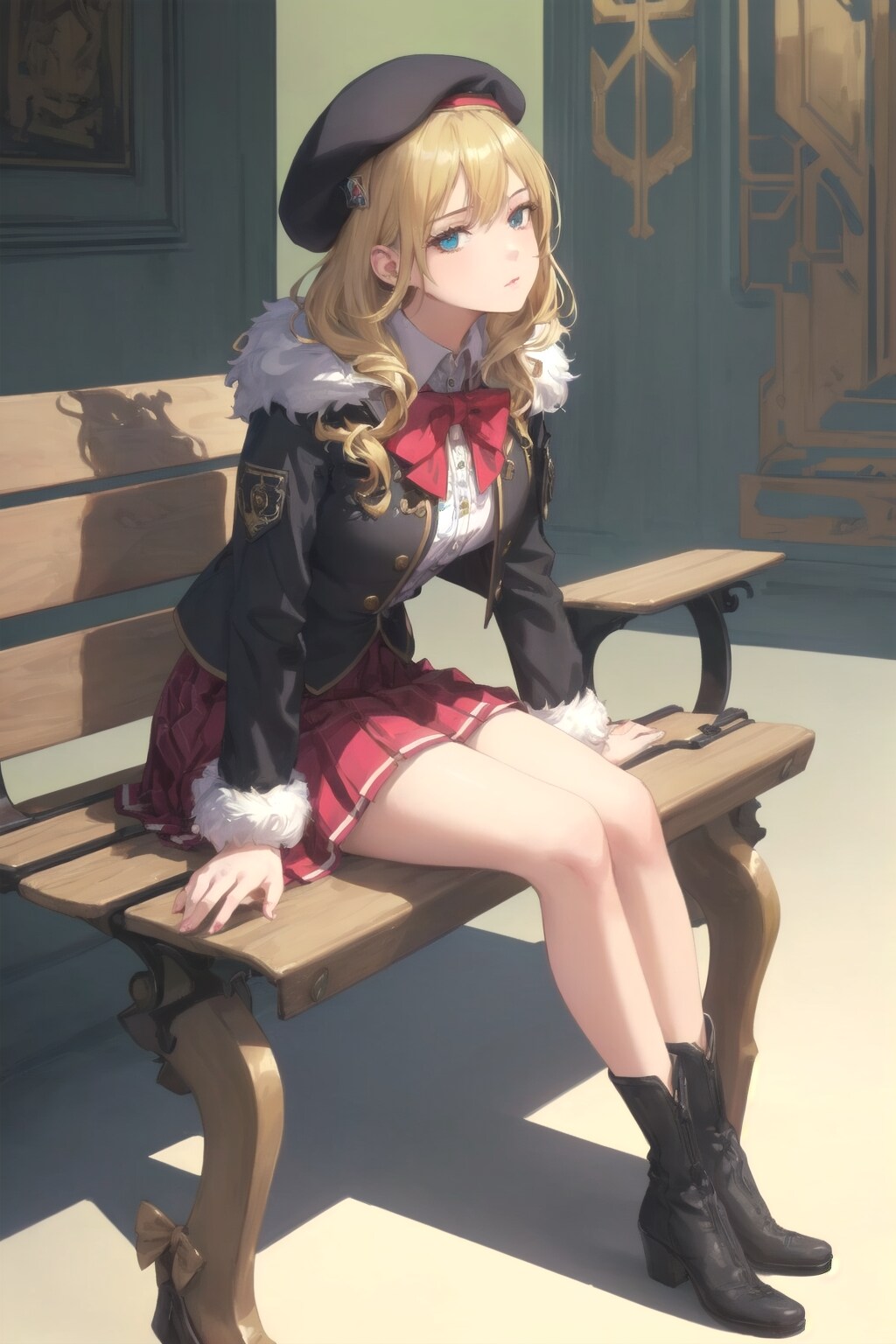 ベレー帽の少女 | の人気AIイラスト・グラビア