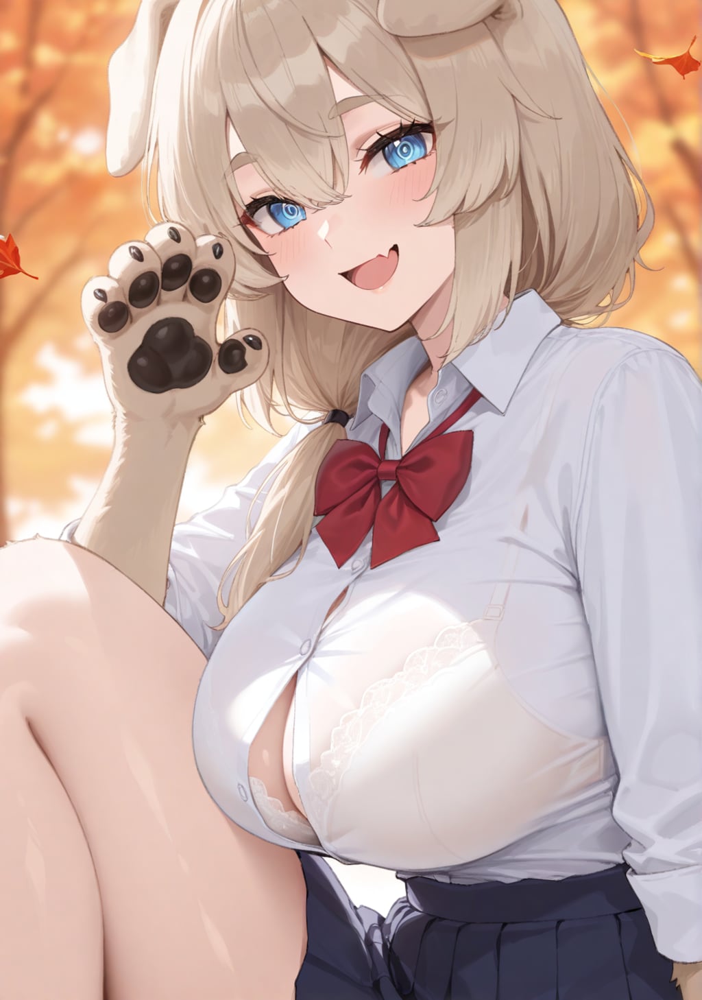 秋と制服 | ルナ