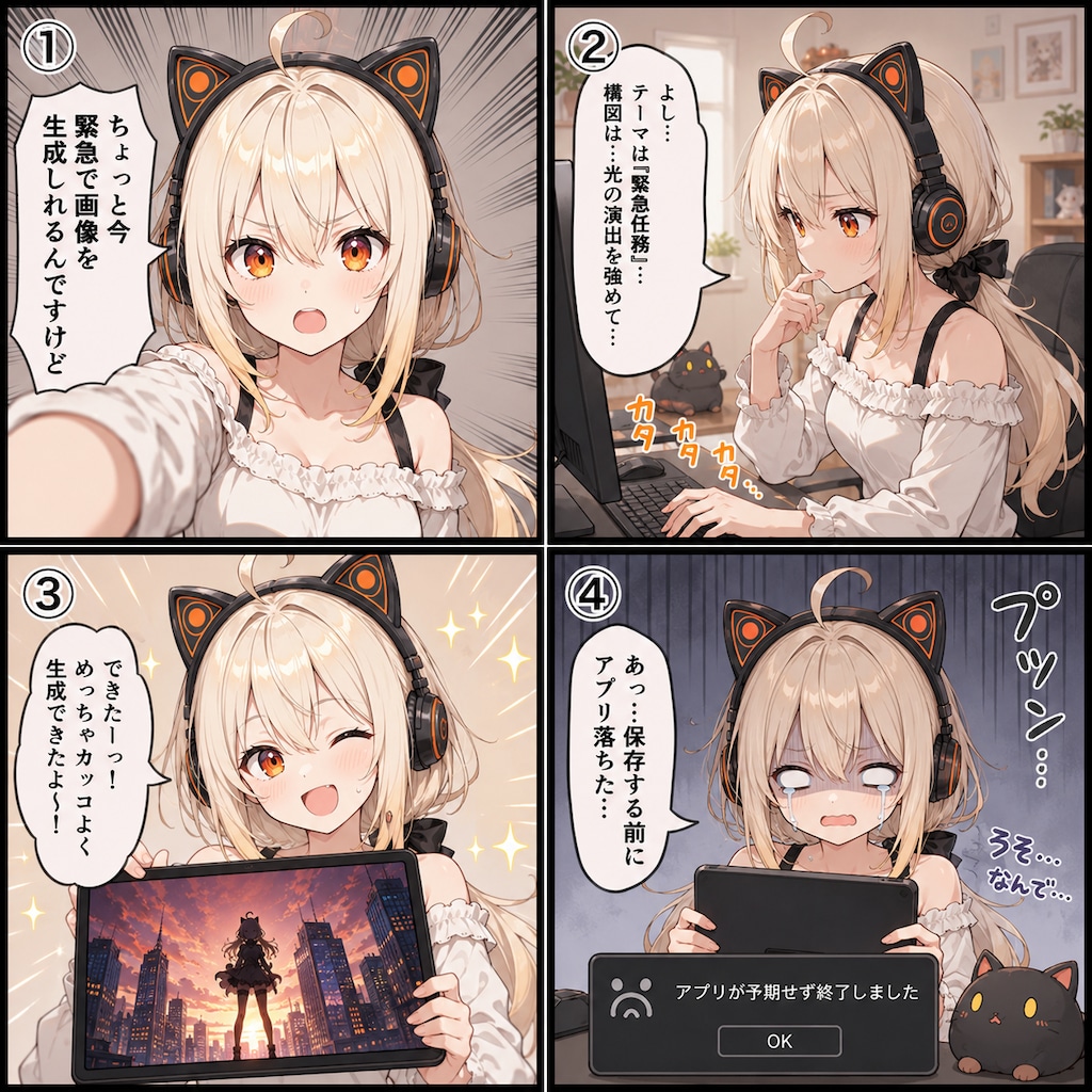 緊急4コマ