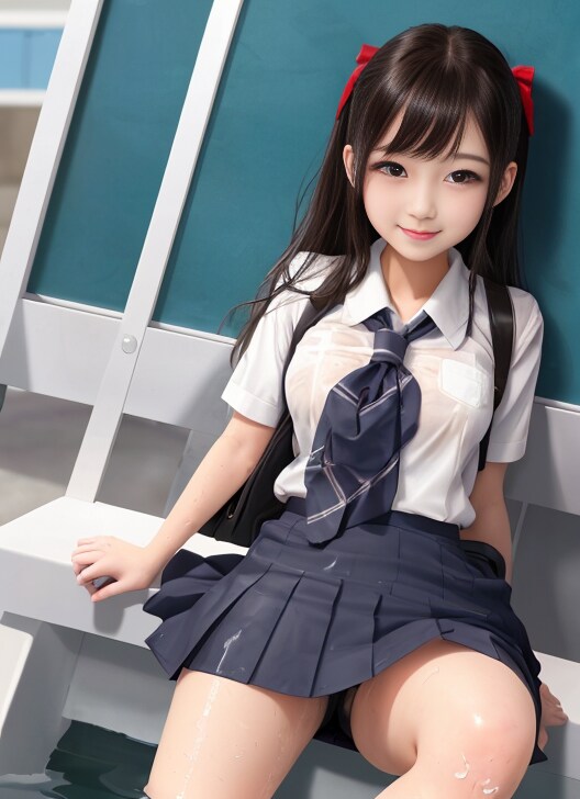 かけられちゃった美少女