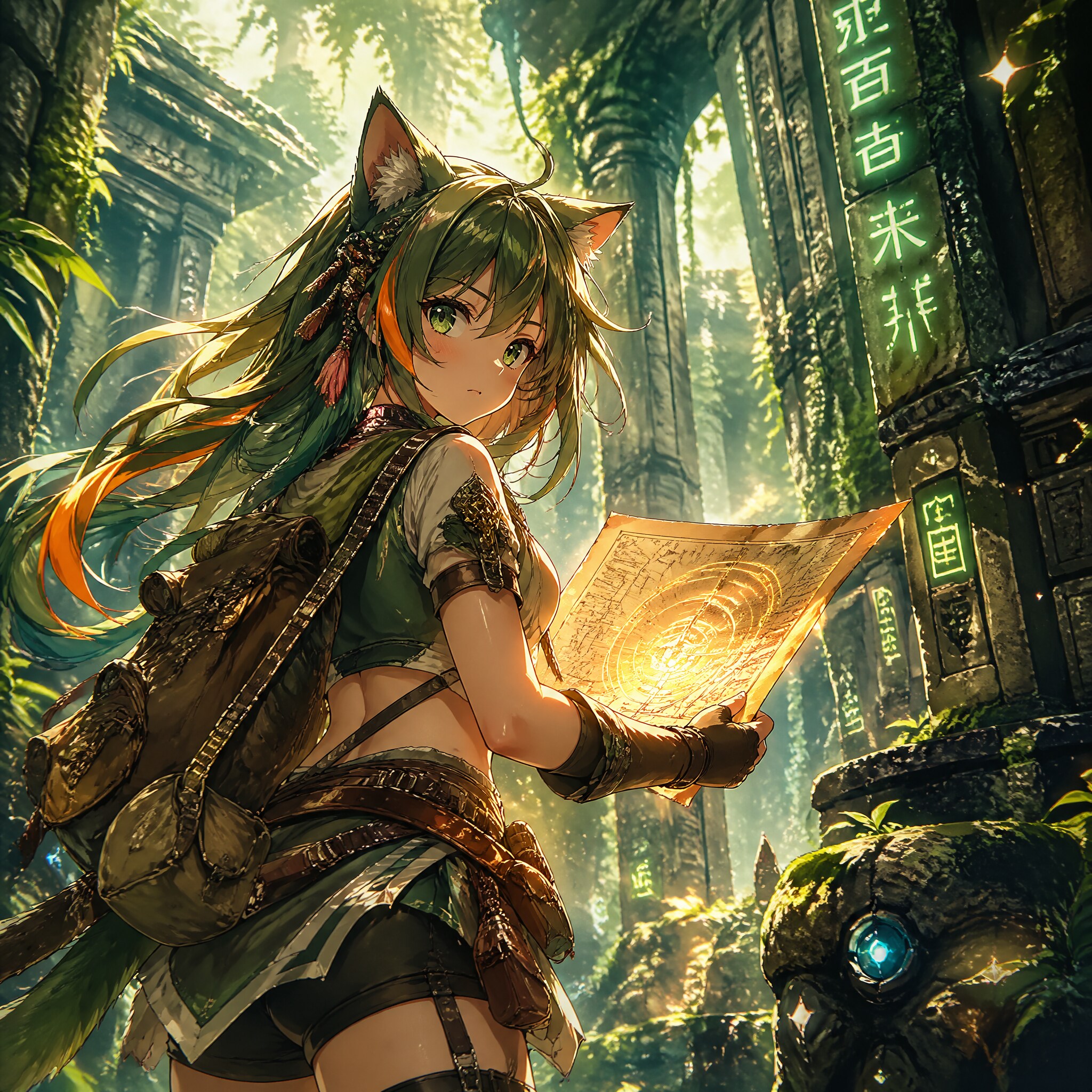 冒険者（１）翠鈴 | の人気AIイラスト・グラビア