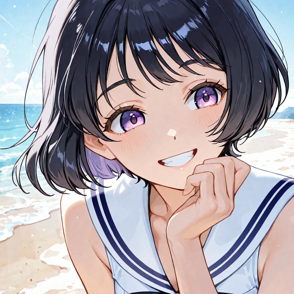 海での一枚