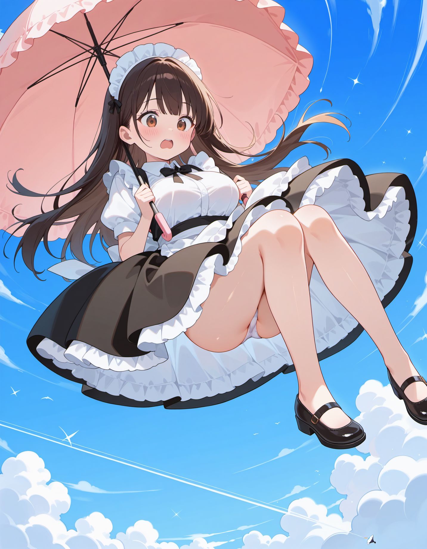 空からメイドさんが！R