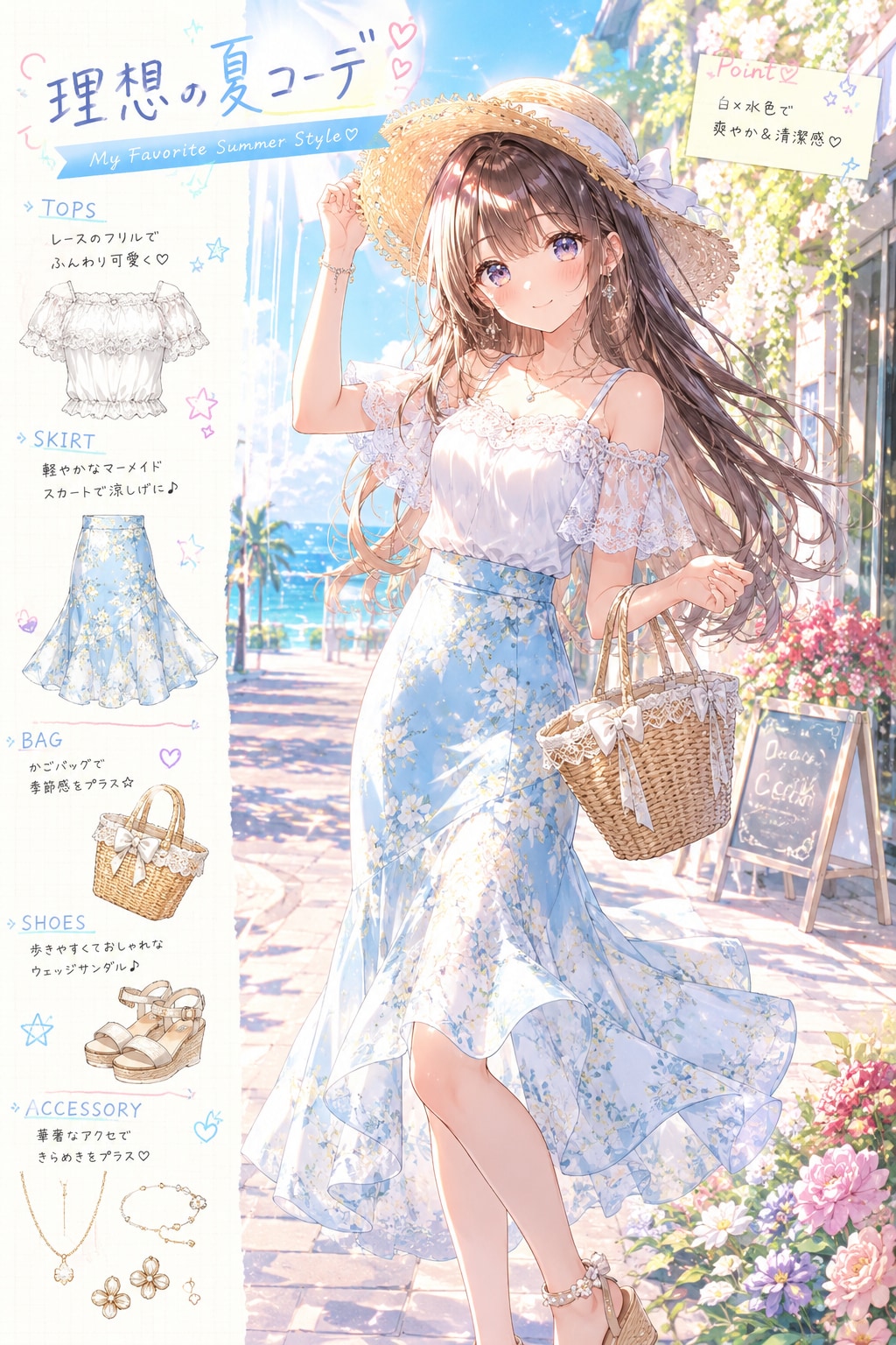 夏をまとう。