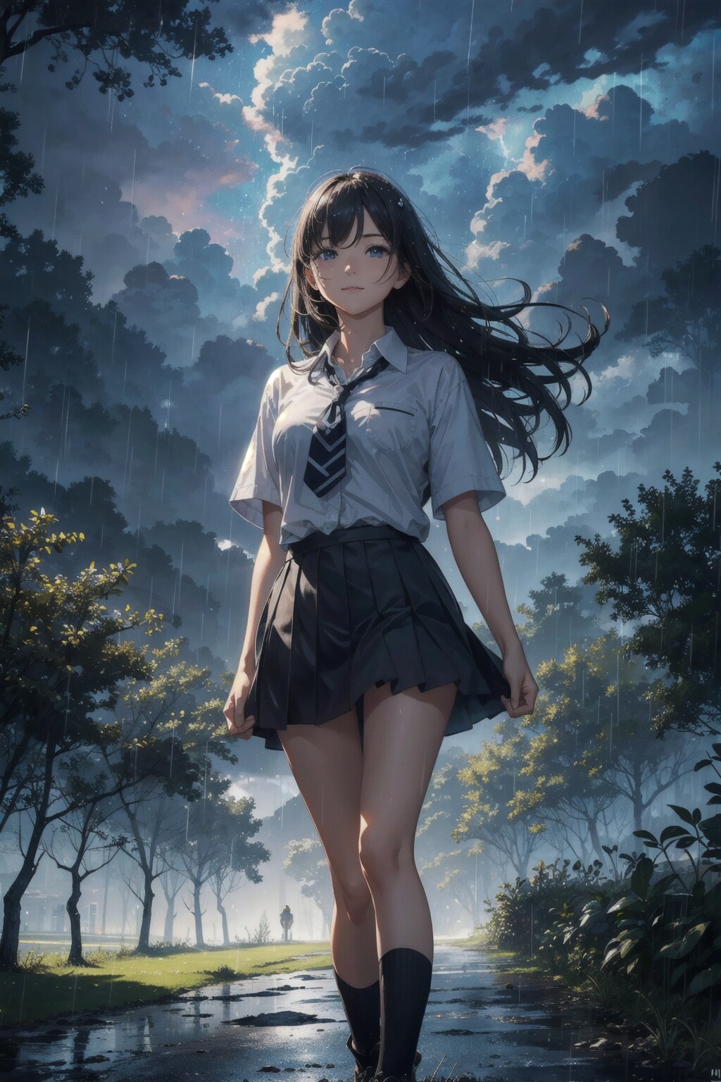 通り雨 | の人気AIイラスト・グラビア