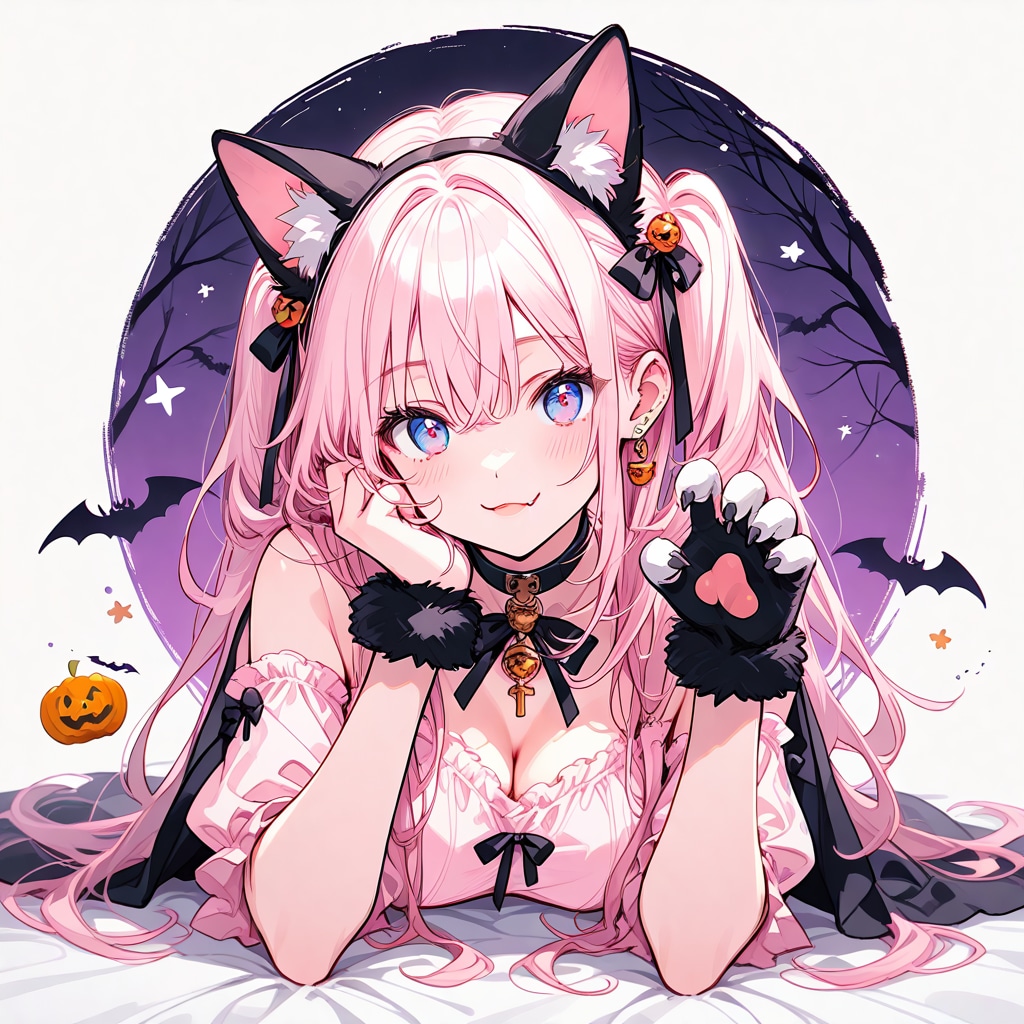 おつかれ～🐾　こんばんにゃん🐾　🦇✨ | の人気AIイラスト・グラビア